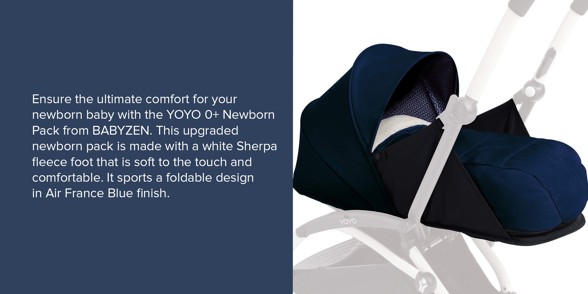 Yoyo Newborn Colour Packair France - Navy Blue