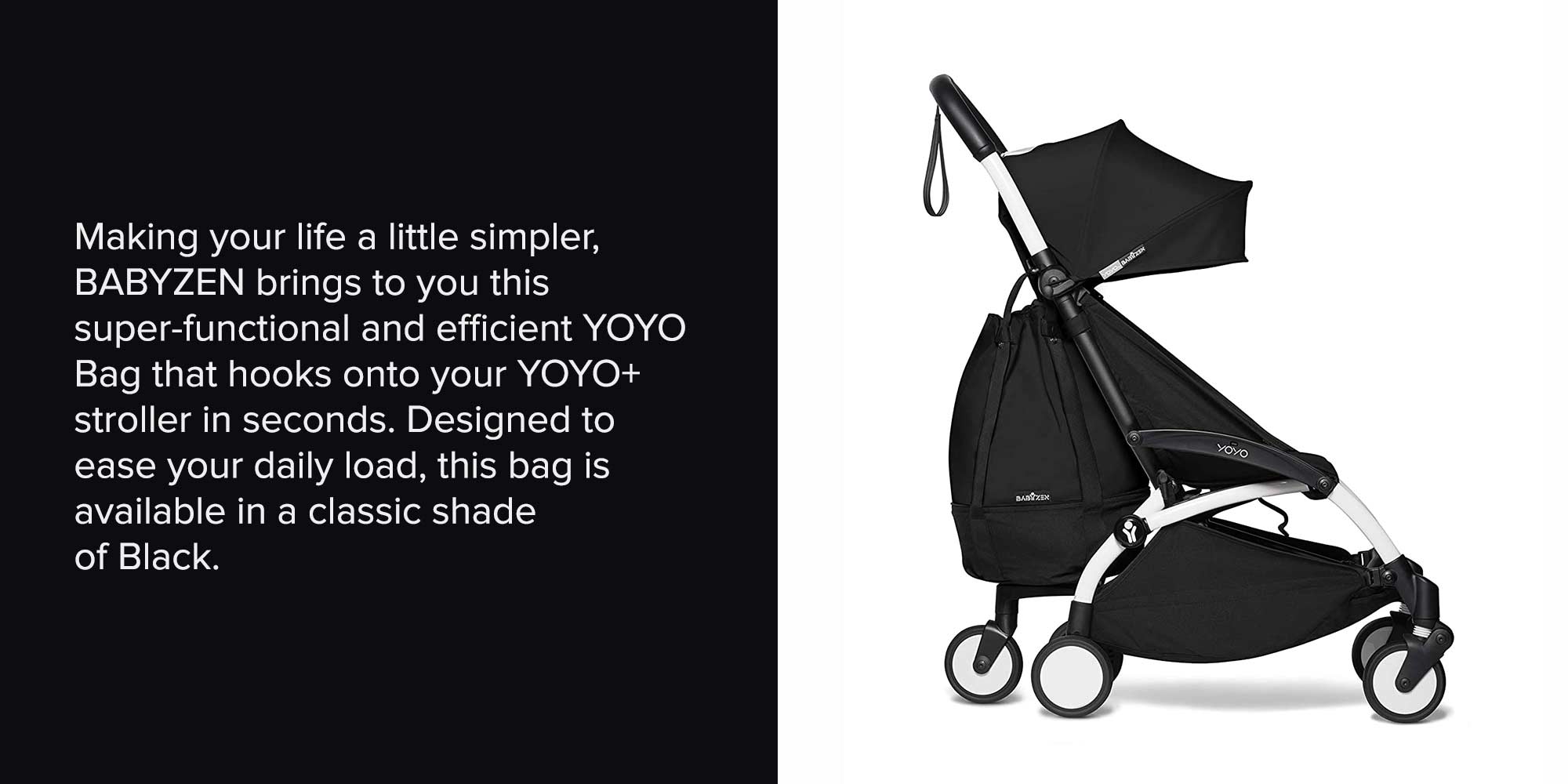 Yoyo Stroller Bag Provides Additional, Sturdy Storage For The Yoyo2 Stroller S And Prams Includes Wheel Base And Hooks