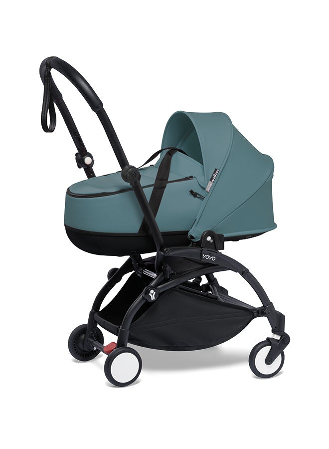 Yoyo 0+ Bassinet, Aqua Includes Thick Double Mattress, Ventilated Shell And Canopyrequires Yoyo2 Frame