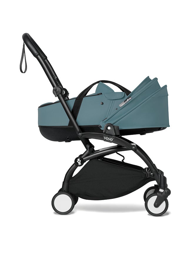 Yoyo 0+ Bassinet, Aqua Includes Thick Double Mattress, Ventilated Shell And Canopyrequires Yoyo2 Frame