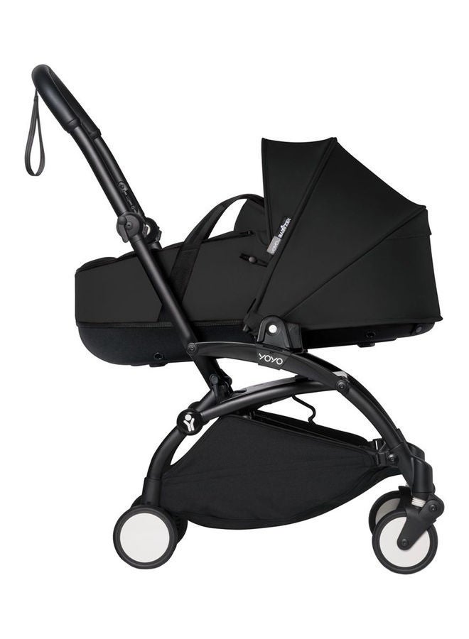 Yoyo 0+ Bassinet, Black Includes Thick Double Mattress, Ventilated Shell And Canopy Requires Yoyo2 Frame