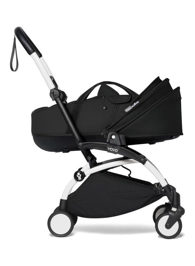 Yoyo 0+ Bassinet, Black Includes Thick Double Mattress, Ventilated Shell And Canopy Requires Yoyo2 Frame