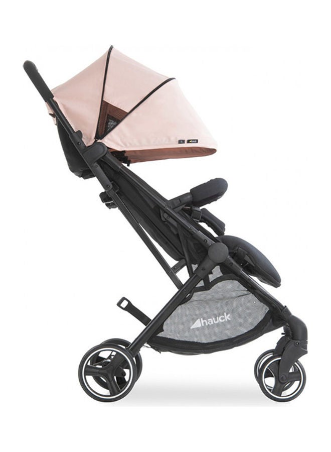 Sun Canopy For Double Pushchair Swift X Duo, Upf 50 +, 3 Zones With Ventilation Outlets, Individual Summer Look, Easy To Install - Rose