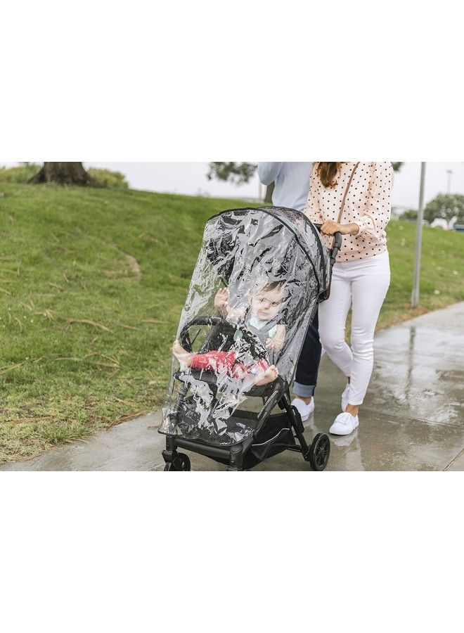 Quid Stroller Rain Cover & Shield For Toddler Baby & Infant Waterproof Lightweight & Compact Accessory For Cold Weather Wind Winter Summer & Travel Clear