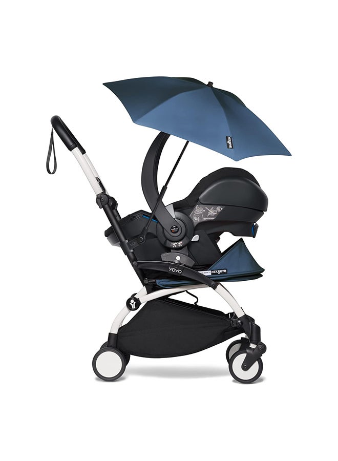 Yoyo Stroller Sunshade Upf 50+ Protection Baby Stroller Parasol Compatible With The 0+ Newborn Pack, Bassinet, Car Seat And 6+ Colour Packnavy Blue