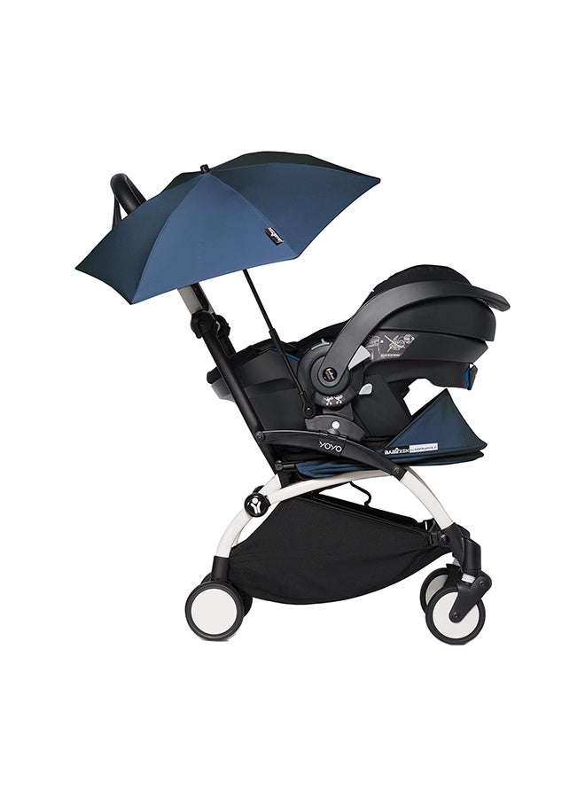 Yoyo Stroller Sunshade Upf 50+ Protection Baby Stroller Parasol Compatible With The 0+ Newborn Pack, Bassinet, Car Seat And 6+ Colour Packnavy Blue