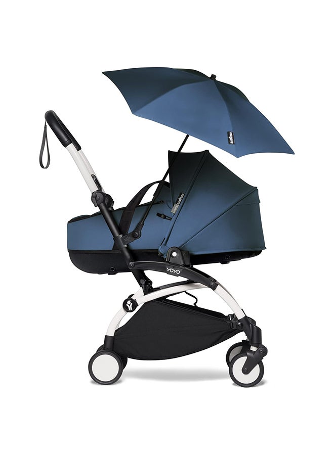 Yoyo Stroller Sunshade Upf 50+ Protection Baby Stroller Parasol Compatible With The 0+ Newborn Pack, Bassinet, Car Seat And 6+ Colour Packnavy Blue