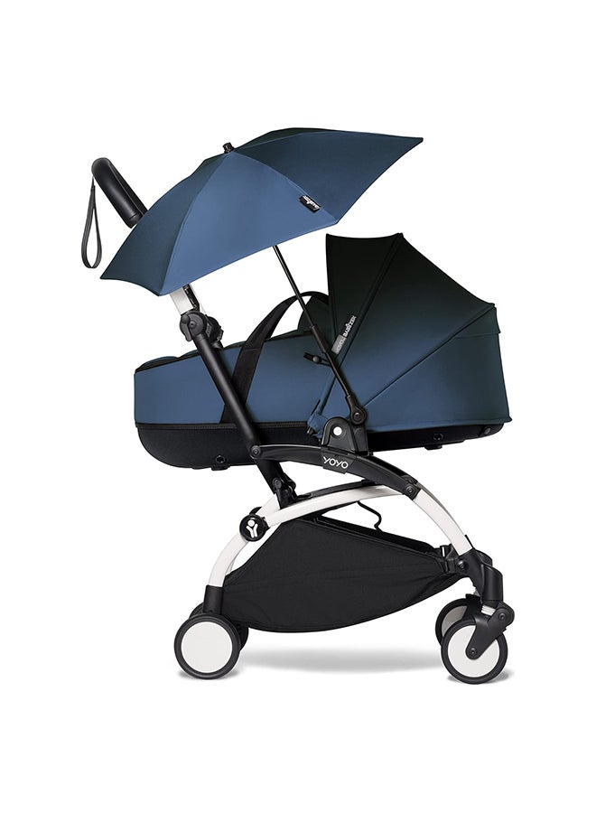 Yoyo Stroller Sunshade Upf 50+ Protection Baby Stroller Parasol Compatible With The 0+ Newborn Pack, Bassinet, Car Seat And 6+ Colour Packnavy Blue