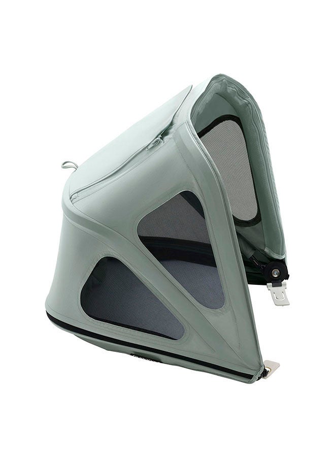 Donkey Breezy Sun Canopy Stroller Accessory With Upf 50+ Sun Protection And Ventilation Panels - Sunrise Red