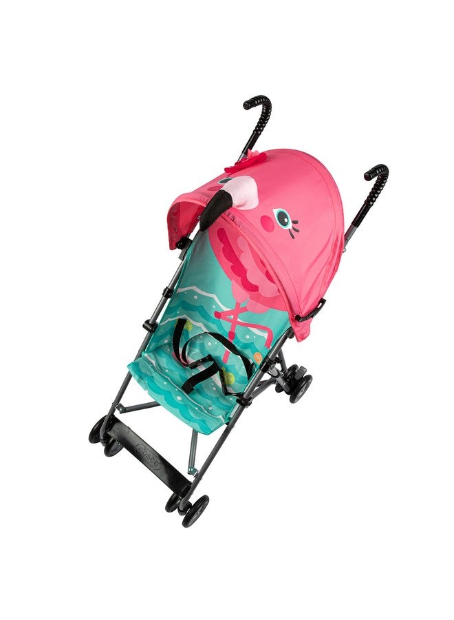 Character Umbrella Stroller Easy To Store Anywhere With Its Compact Umbrella Fold Pink Flamingo