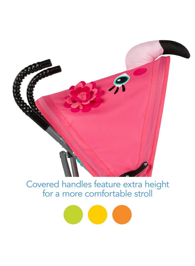 Character Umbrella Stroller Easy To Store Anywhere With Its Compact Umbrella Fold Pink Flamingo