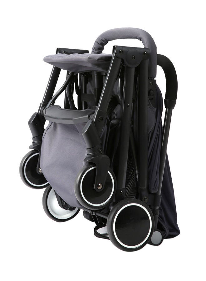 Travel Lite Stroller With Sunveno Diaper Bag Black With Hooks Grey
