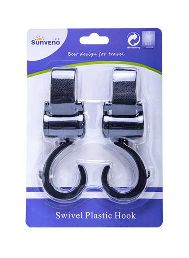 Travel Lite Stroller With Sunveno Diaper Bag Black With Hooks Grey