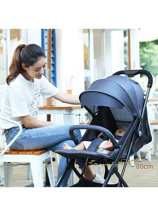 Travel Lite Stroller With Sunveno Diaper Bag Black With Hooks Grey
