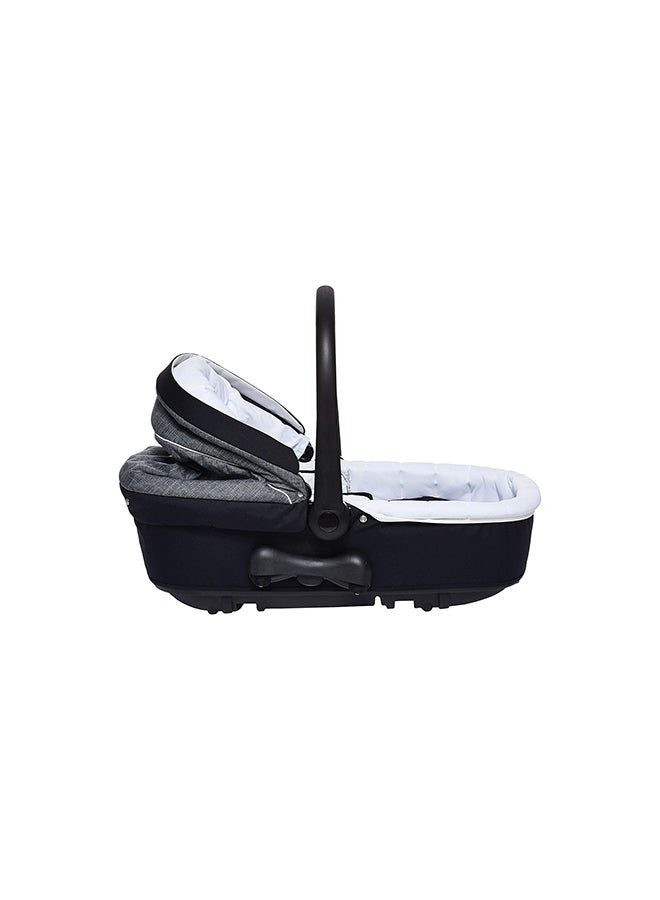 Portable Coccola Baby Infant Carrycot Travel Full Body Support, Beside Sleeper, Bassinet, Brethable Cotton, Pressure Protection, For Outdoor, Picnic and Travel - Blue