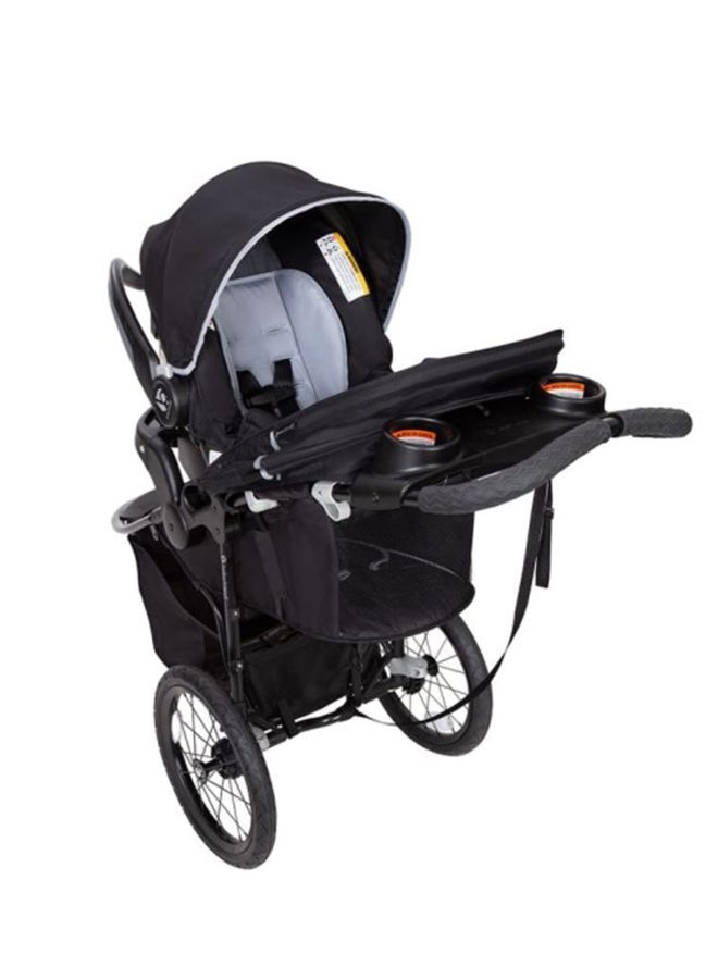 Adjustable City Scape Jogger Travel System Stroller - Little Baby