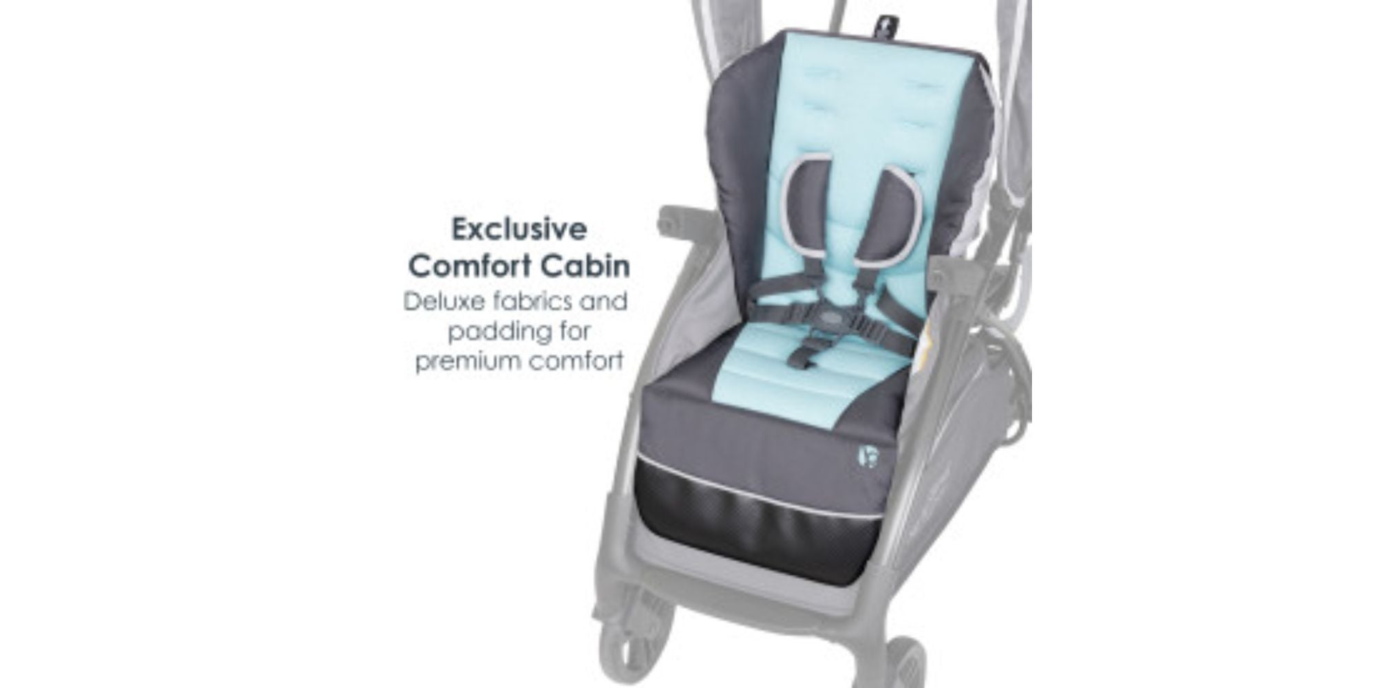 Sit N' Stand Foldable And Lightweight Stroller - Blue Mist/Grey, SS27D27A