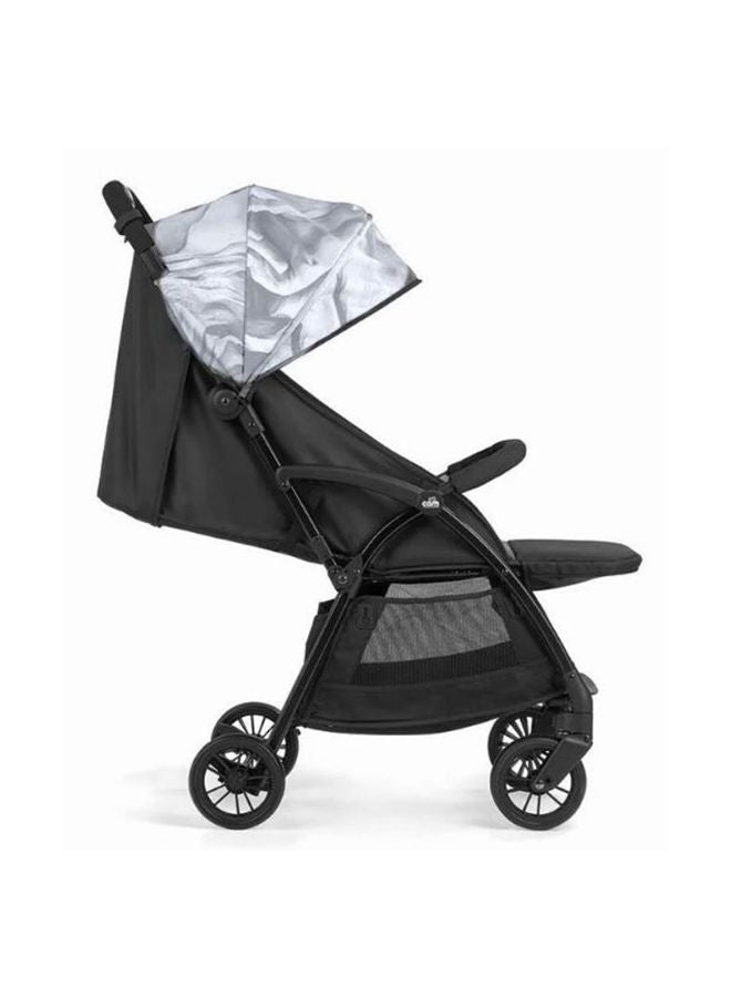 Giramondo Stroller Grey Statue, Baby Stroller, Lightweight, Adjustable Seat, Four Wheels Strollers, Aluminium Frame, 5-Point Safety Harness, Easy To Carry, Super Compact Folding