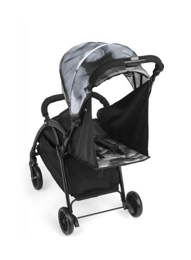 Giramondo Stroller Grey Statue, Baby Stroller, Lightweight, Adjustable Seat, Four Wheels Strollers, Aluminium Frame, 5-Point Safety Harness, Easy To Carry, Super Compact Folding