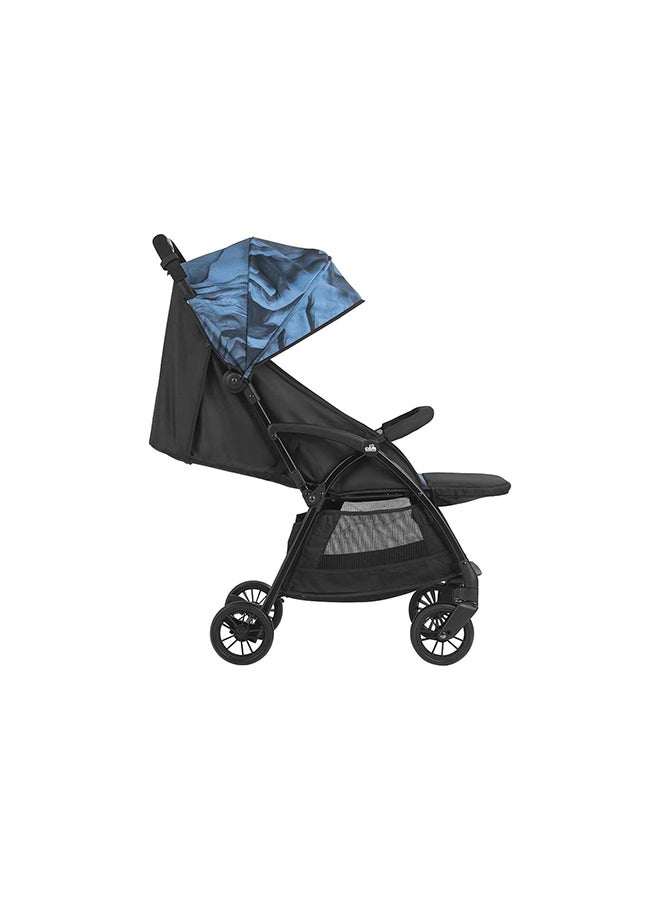 Giramondo Stroller Blue Statue,  Baby Stroller, Lightweight, Adjustable Seat, Four Wheels, Strollers, Aluminium Frame, 5-Point Safety Harness, Easy To Carry, Super Compact Folding