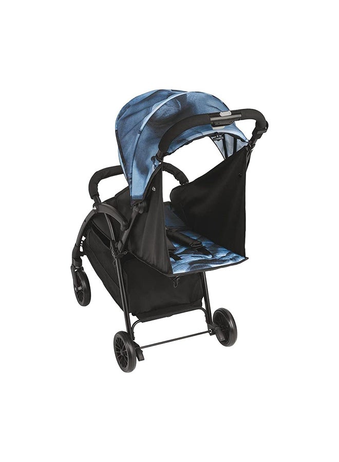 Giramondo Stroller Blue Statue,  Baby Stroller, Lightweight, Adjustable Seat, Four Wheels, Strollers, Aluminium Frame, 5-Point Safety Harness, Easy To Carry, Super Compact Folding