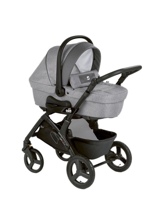 Telaio Dinamico Up Nero + Mod. Smart Bundle Travel System Beige