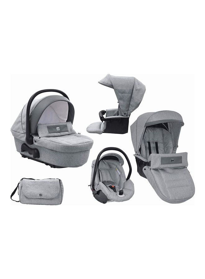 Telaio Dinamico Up Nero + Mod. Smart Bundle Travel System Beige