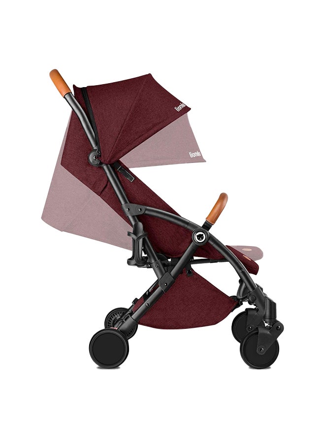 Julie Baby Stroller  - Black Burgundy