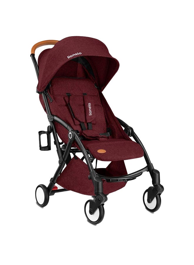 Julie Baby Stroller  - Black Burgundy