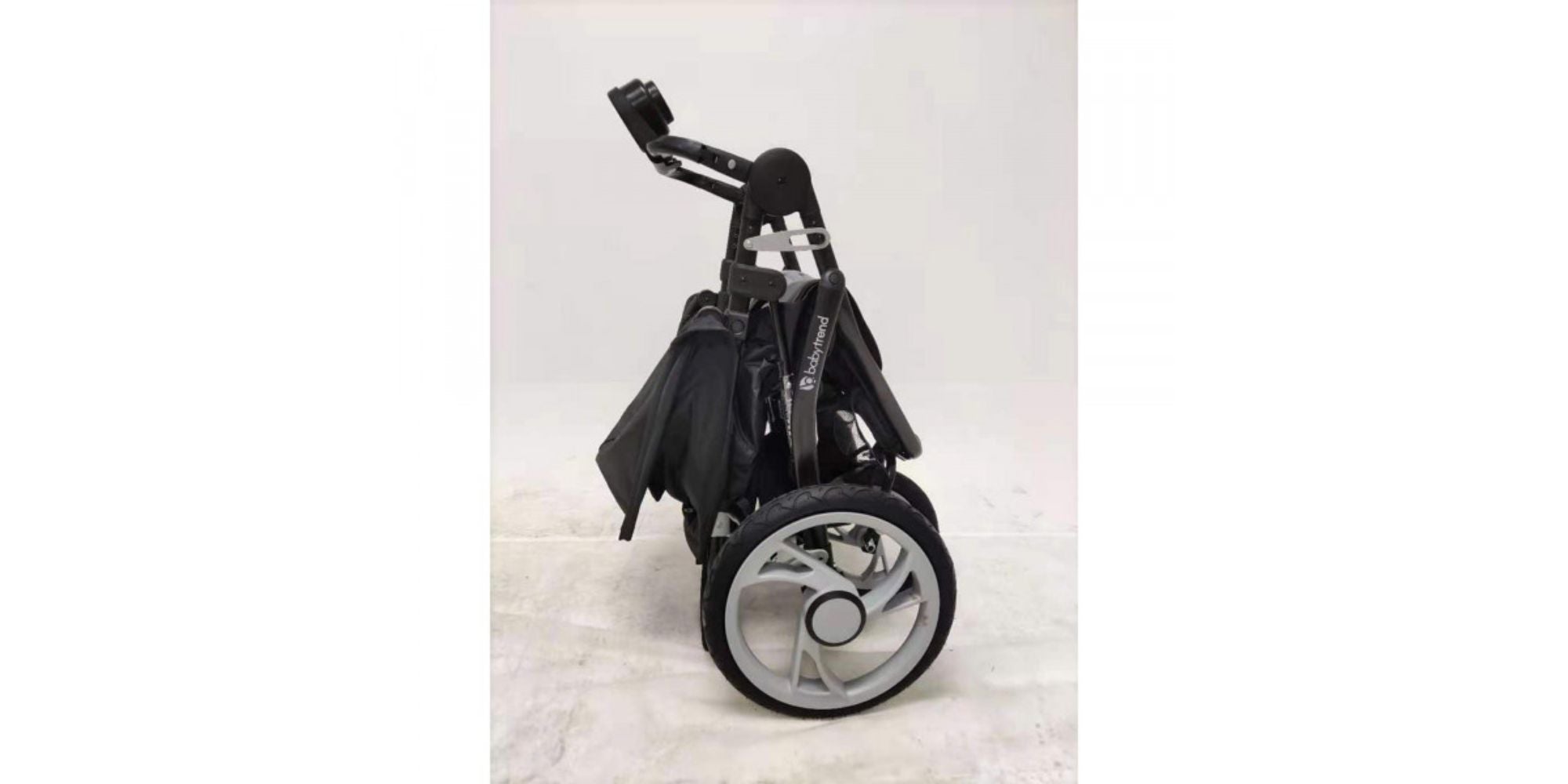 Foldable Single Stroller - Black/Grey