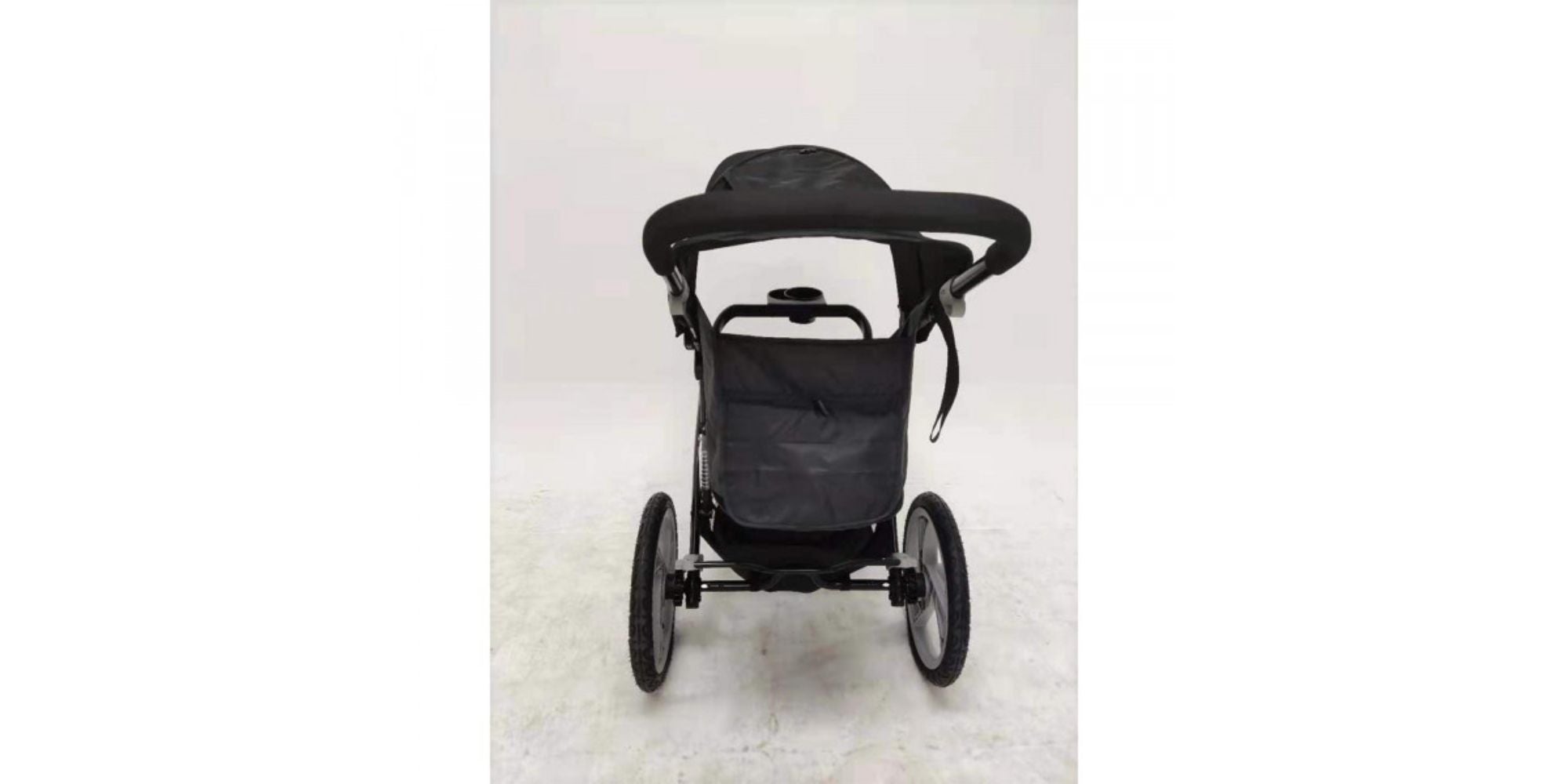 Foldable Single Stroller - Black/Grey