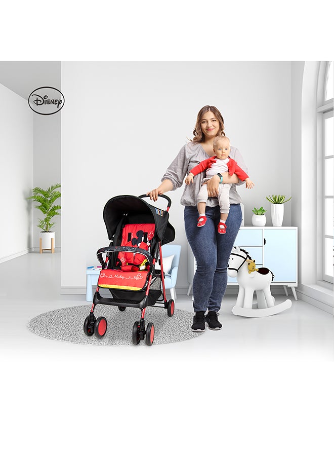 Mickey Mouse Lightweight Picnic Stroller With Storage Cabin