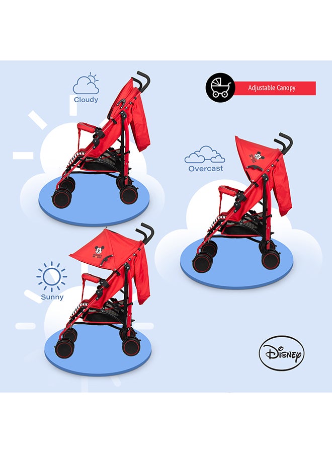 Mickey Mouse Lightweight Adventure Stroller With Storage Cabin