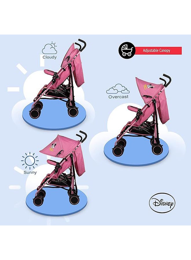 Minnie Mouse Lightweight Adventure Stroller With Storage Cabin