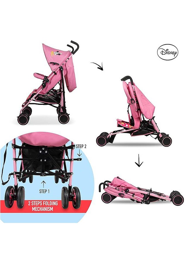 Minnie Mouse Lightweight Adventure Stroller With Storage Cabin