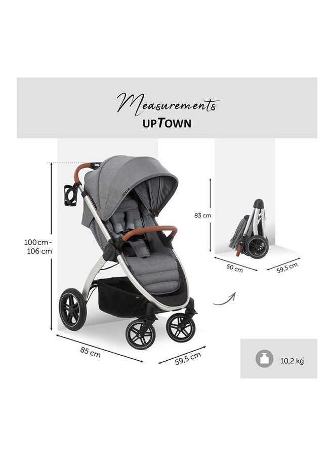 Standard Baby Single Stroller Uptown - Grey