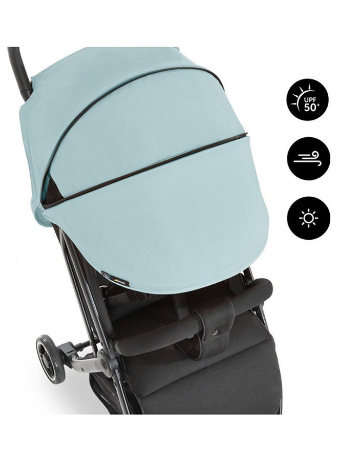 Sun Canopy For Pushchair Swift X, Upf 50 +, 3 Zones With Ventilation Outlets, Individual Summer Look, Easy To Install, Blue