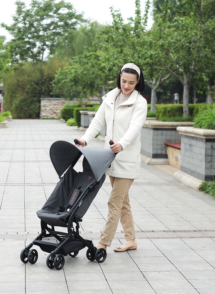 Air - 1 Travel Stroller With Carry Backpack - Grey