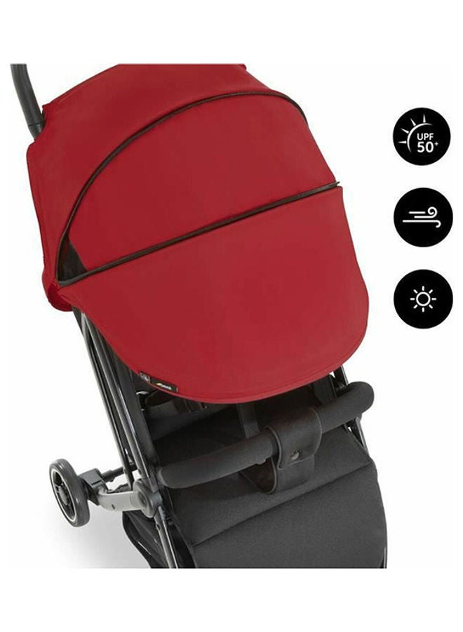 Sun Canopy For Pushchair Swift X, Upf 50 +, 3 Zones With Ventilation Outlets, Individual Summer Look, Easy To Install, Red