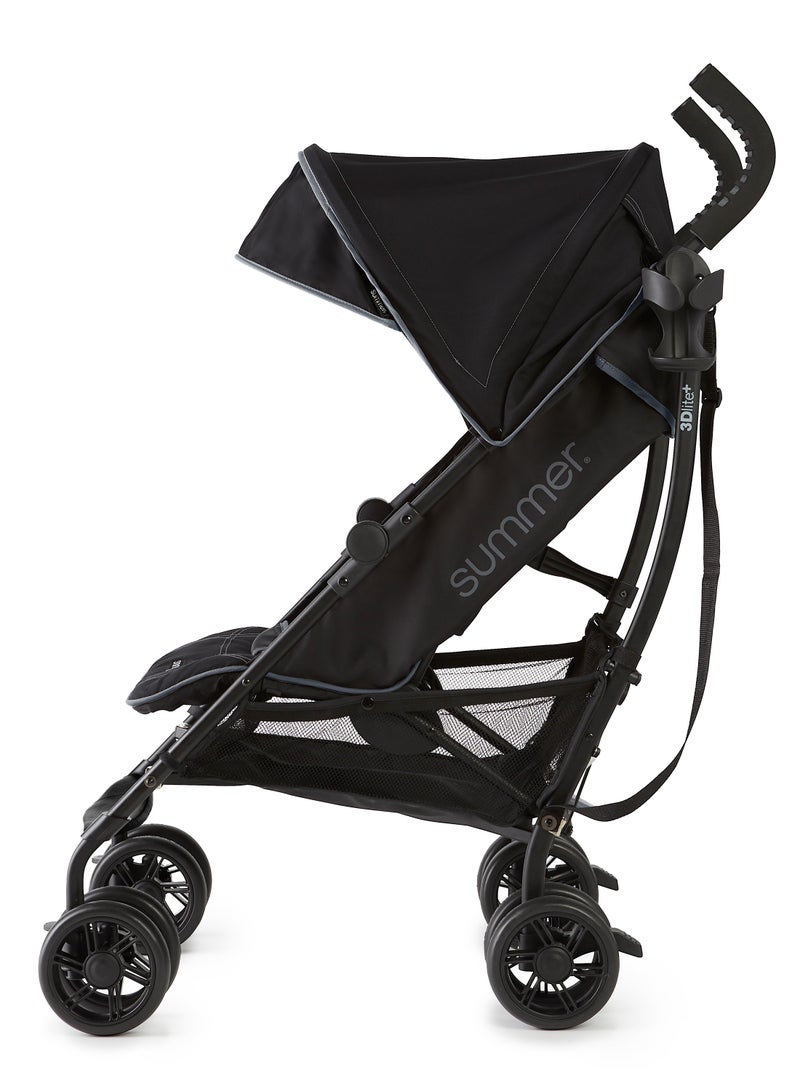 3D Lite Convenience Baby Stroller Suitable For 6 Months And Above - Matte Black