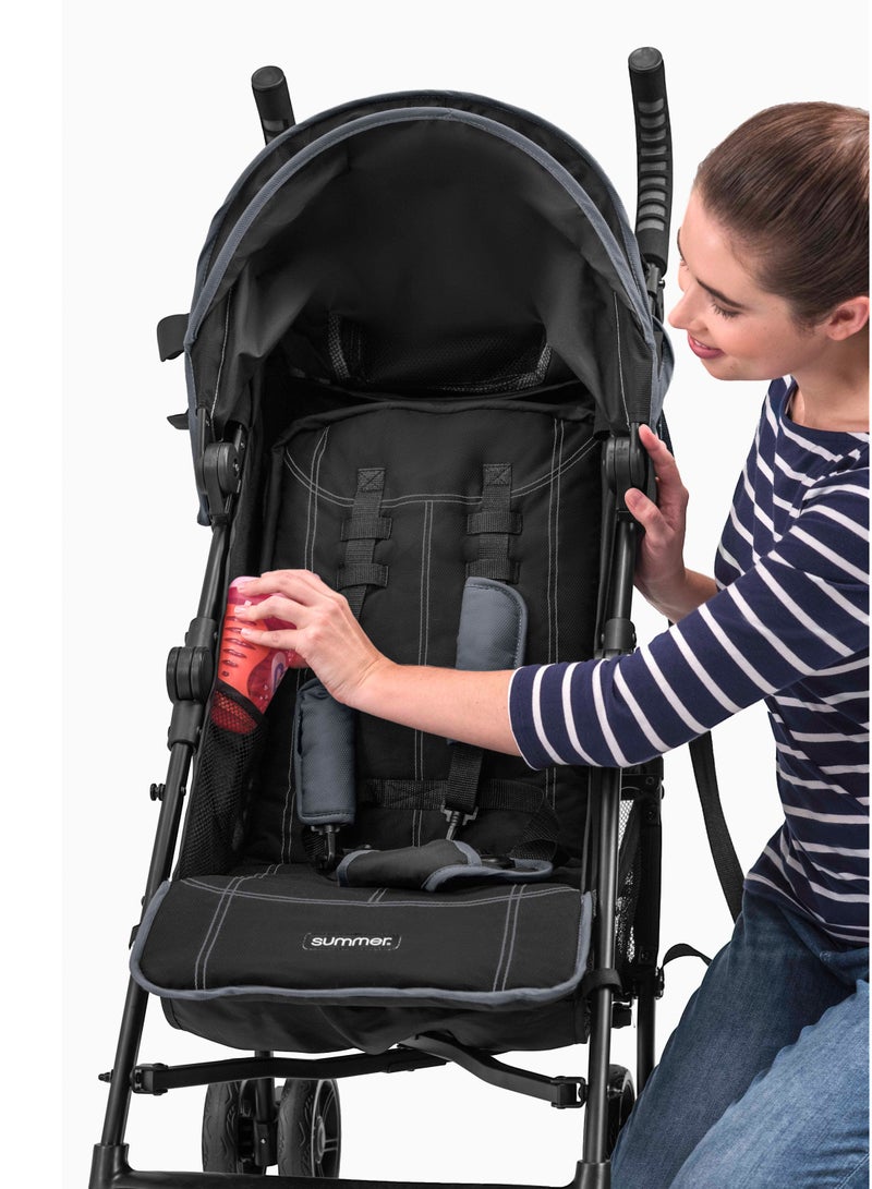 3D Lite Convenience Baby Stroller Suitable For 6 Months And Above - Matte Black