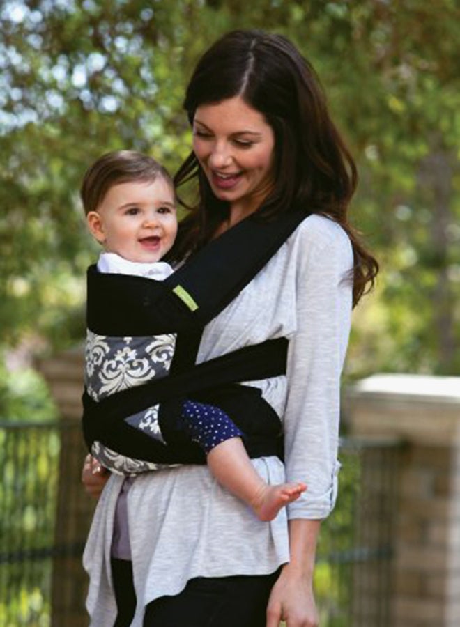 Ergonomic Baby Carrier - Black/White