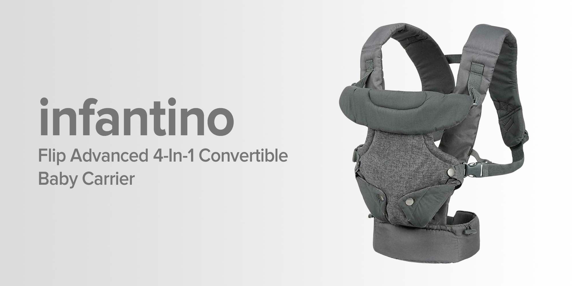 4-In-1 Flip Advanced Convertible Baby Carrier, Grey, 8 Kg To 36 Kg