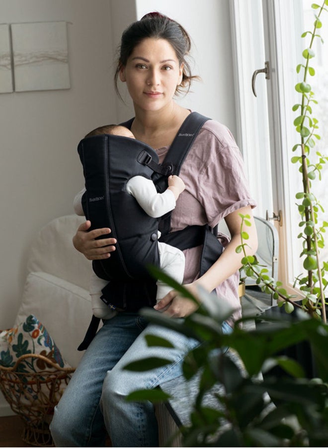 Baby Carrier Mini Cotton - Black