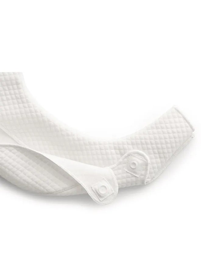 Teething Bib For Baby Carrier One - White