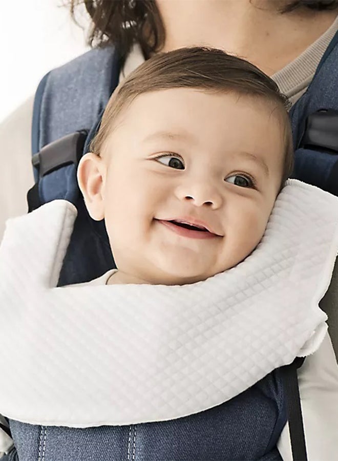 Teething Bib For Baby Carrier One - White