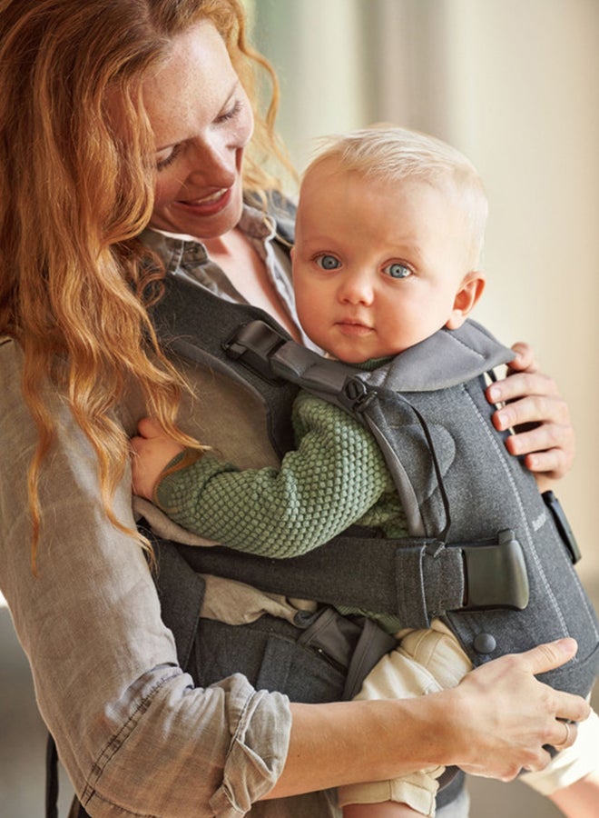 Baby Carrier One Cotton Mix - Denim Grey/Dark Grey