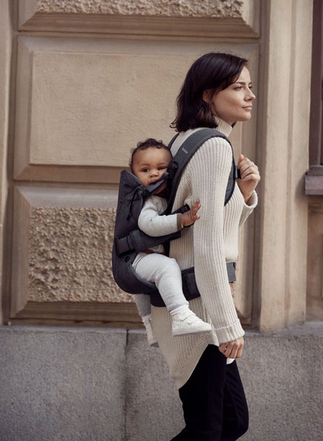Baby Carrier One Cotton Mix - Denim Grey/Dark Grey
