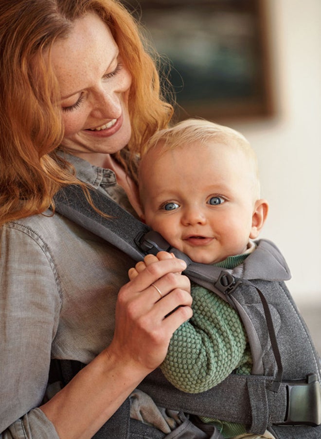 Baby Carrier One Cotton Mix - Denim Grey/Dark Grey