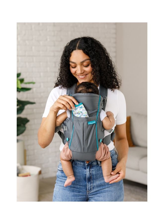 Swift Baby Carrier with Pocket For 0 Months+ Grey